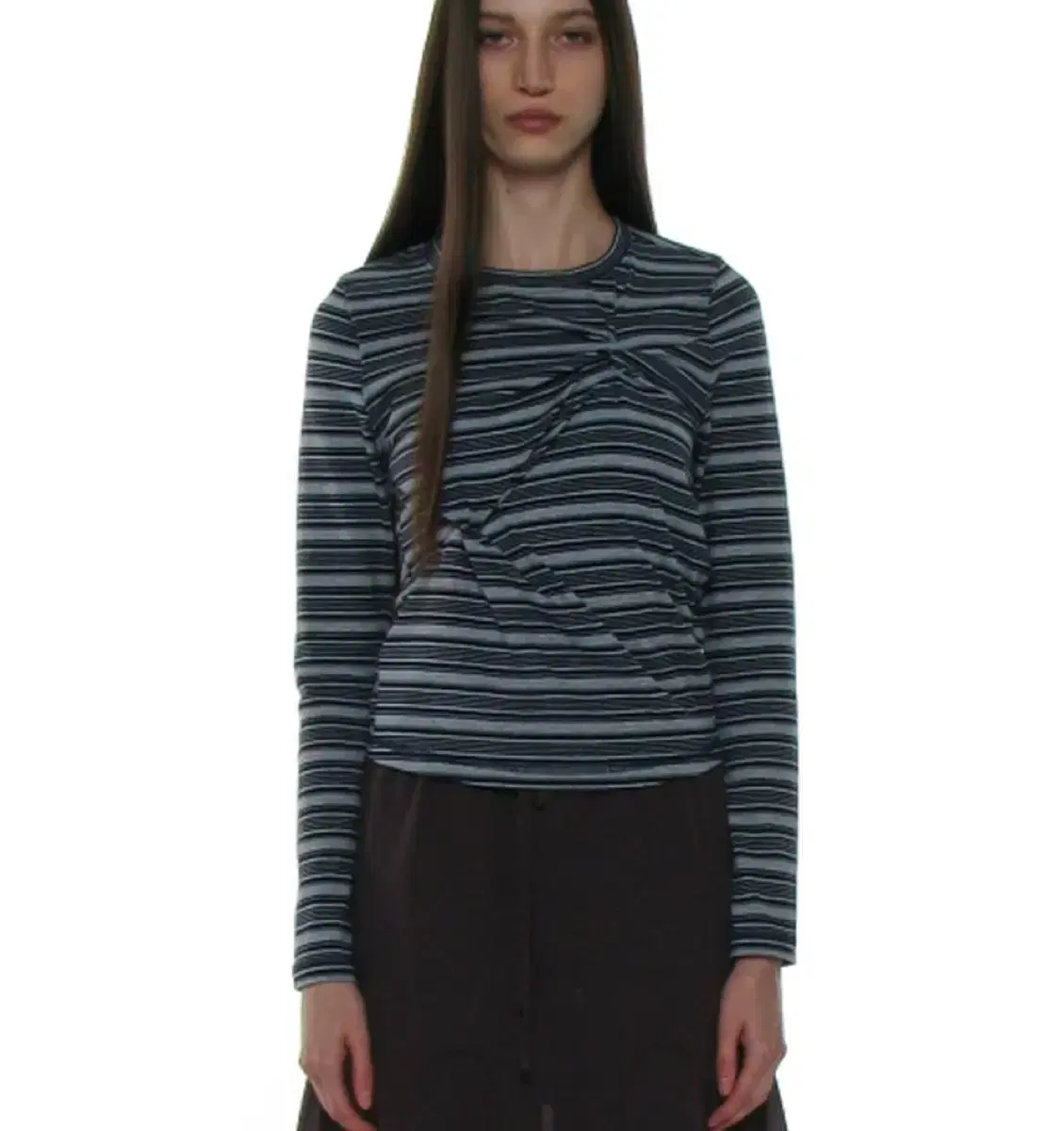 미세키 서울 Unbalanced folw mini skirt 블랙 | 브랜드 중고